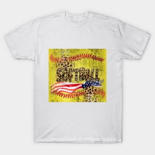 Softball Cheetah sport T-Shirt